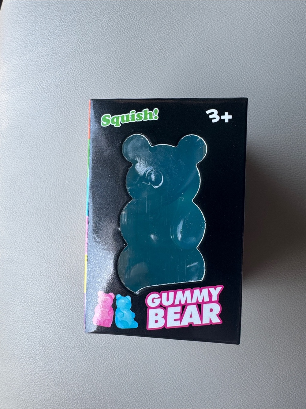 Gummy Bear Squishy Toy - Teal Blue